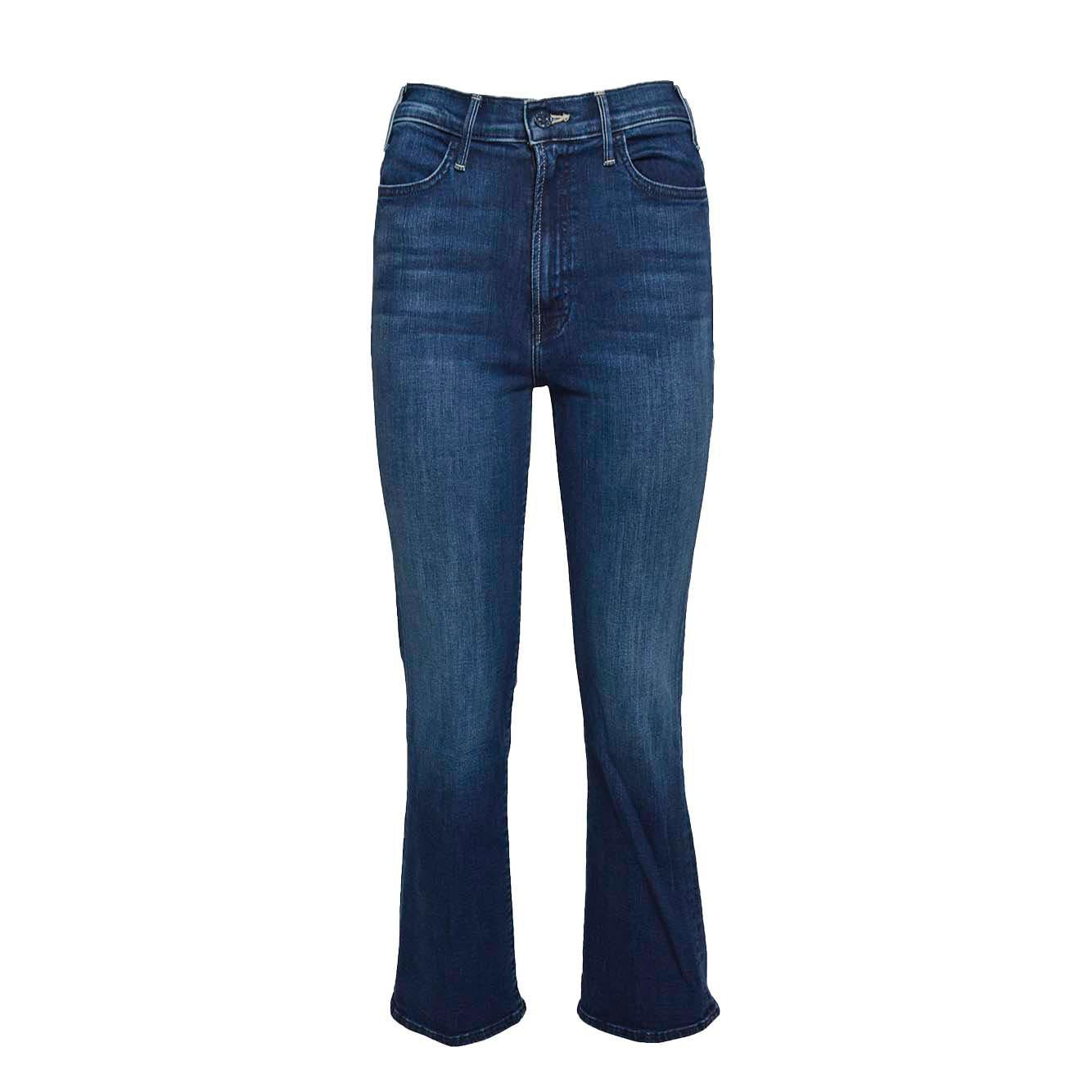 Jeans The Hustler Ankle in cotone blu Mother Women 