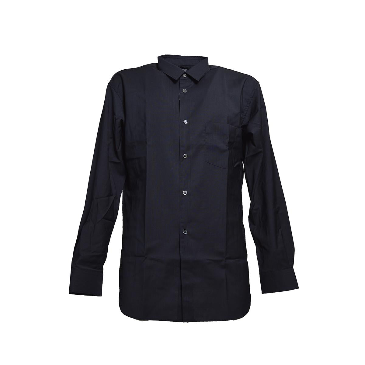 Camicia in cotone stretch blu navy Comme des Garcons Shirt 