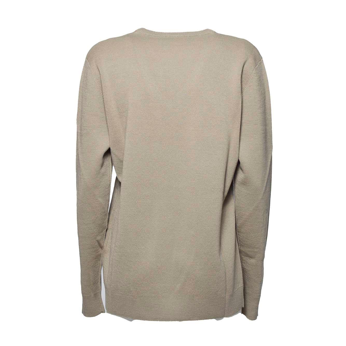 Pullover Pevera scollo a V in lana cammello Max Mara 