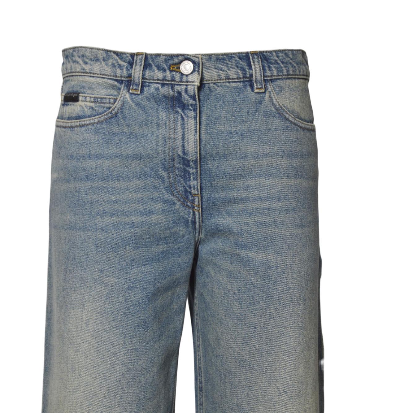 hammer denim baggy pants 