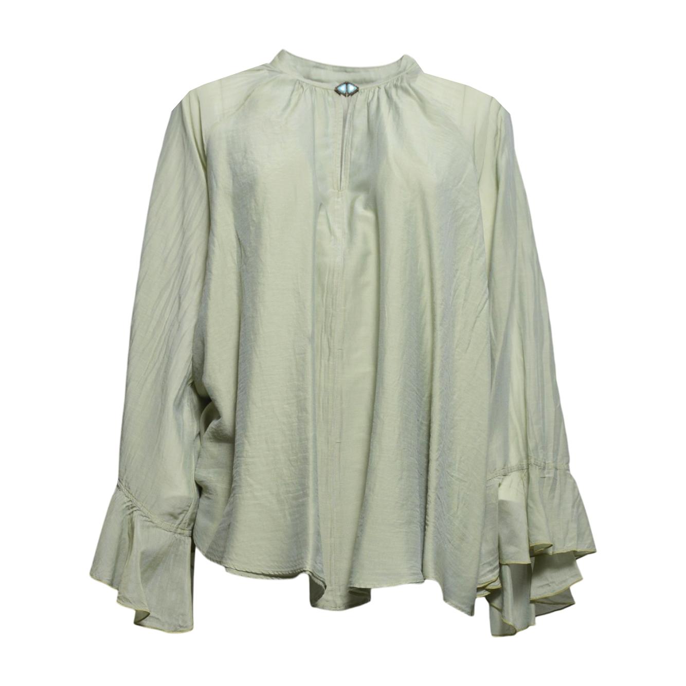 cotton silk blouse 