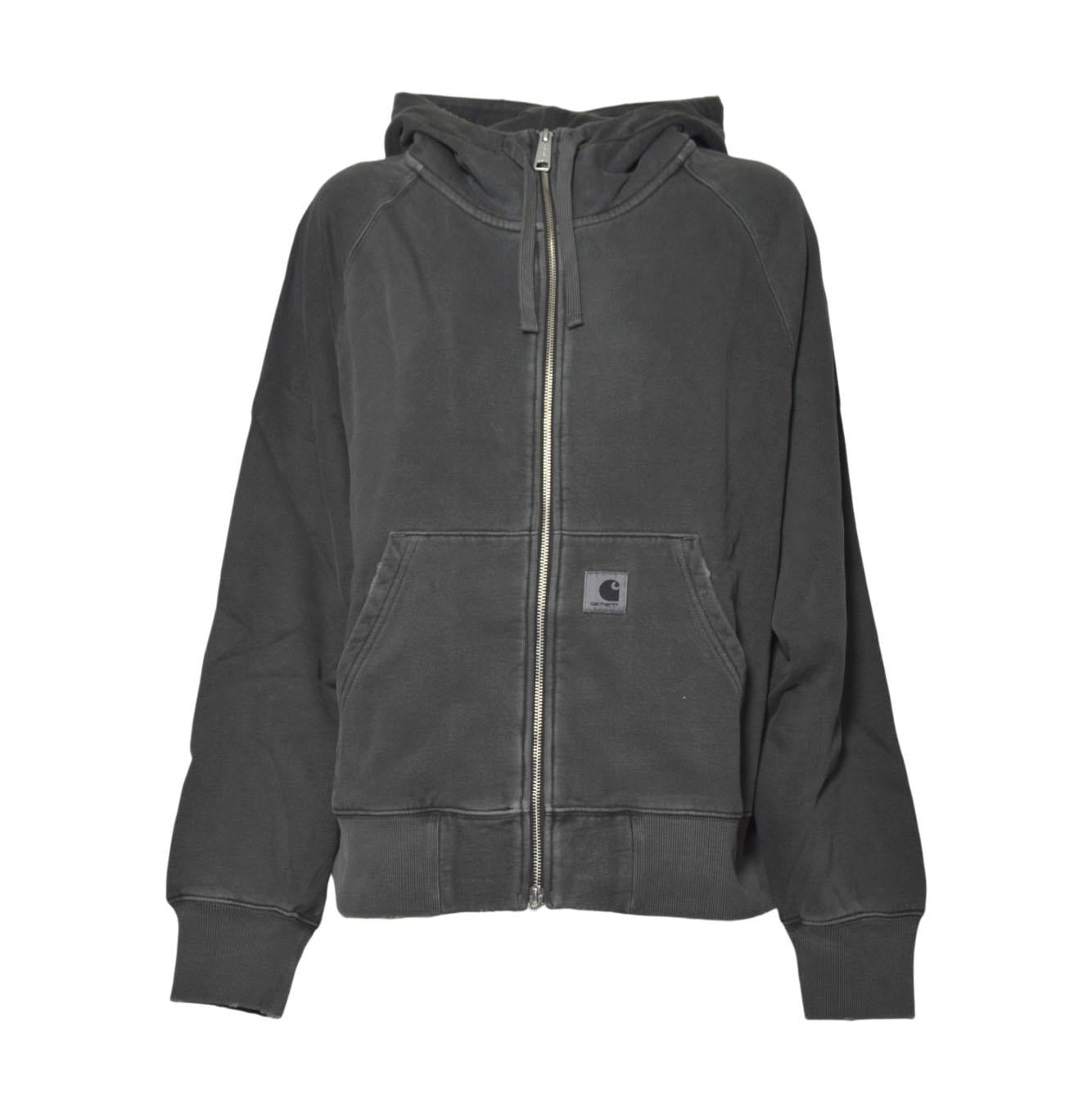 w' hooded torion jacket cotton sweat, 