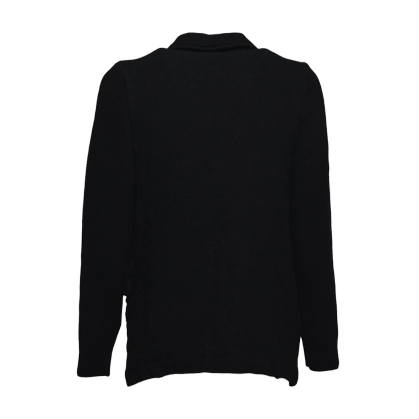 Giacca monopetto in lana nera Comme des Garçons Shirt 