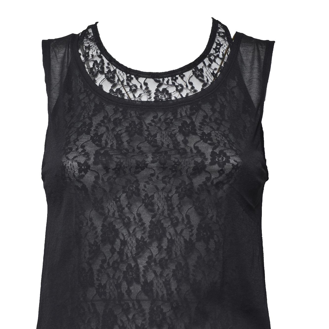 swim tank black stocking jersey 