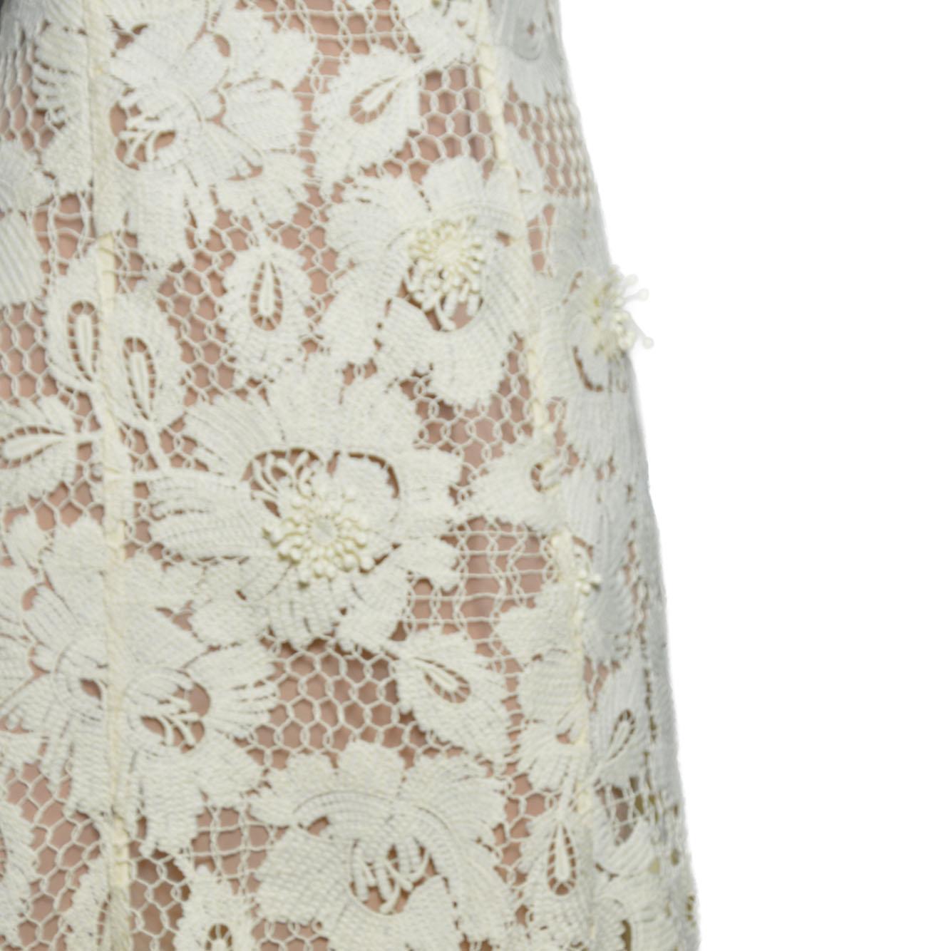 crochet lace mini dress 