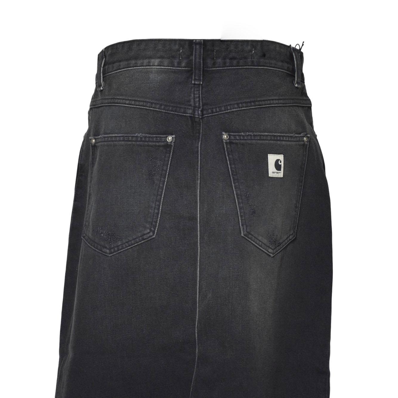 w' brandon skirt 100% cotton 'smith' denim, 