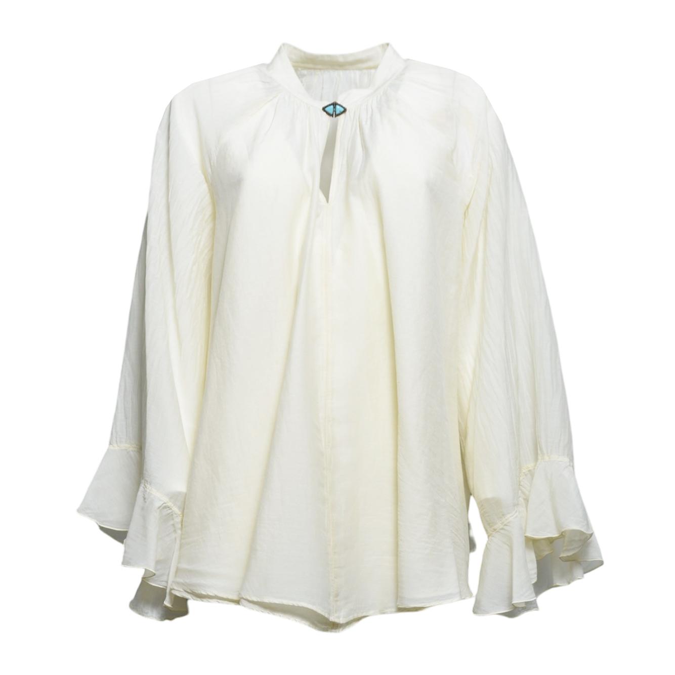 cotton silk blouse 