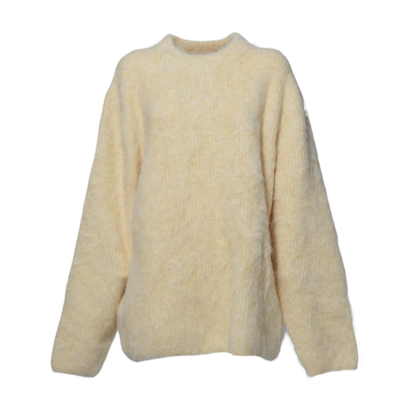 Pullover Haru in misto alpaca giallo Séfr 