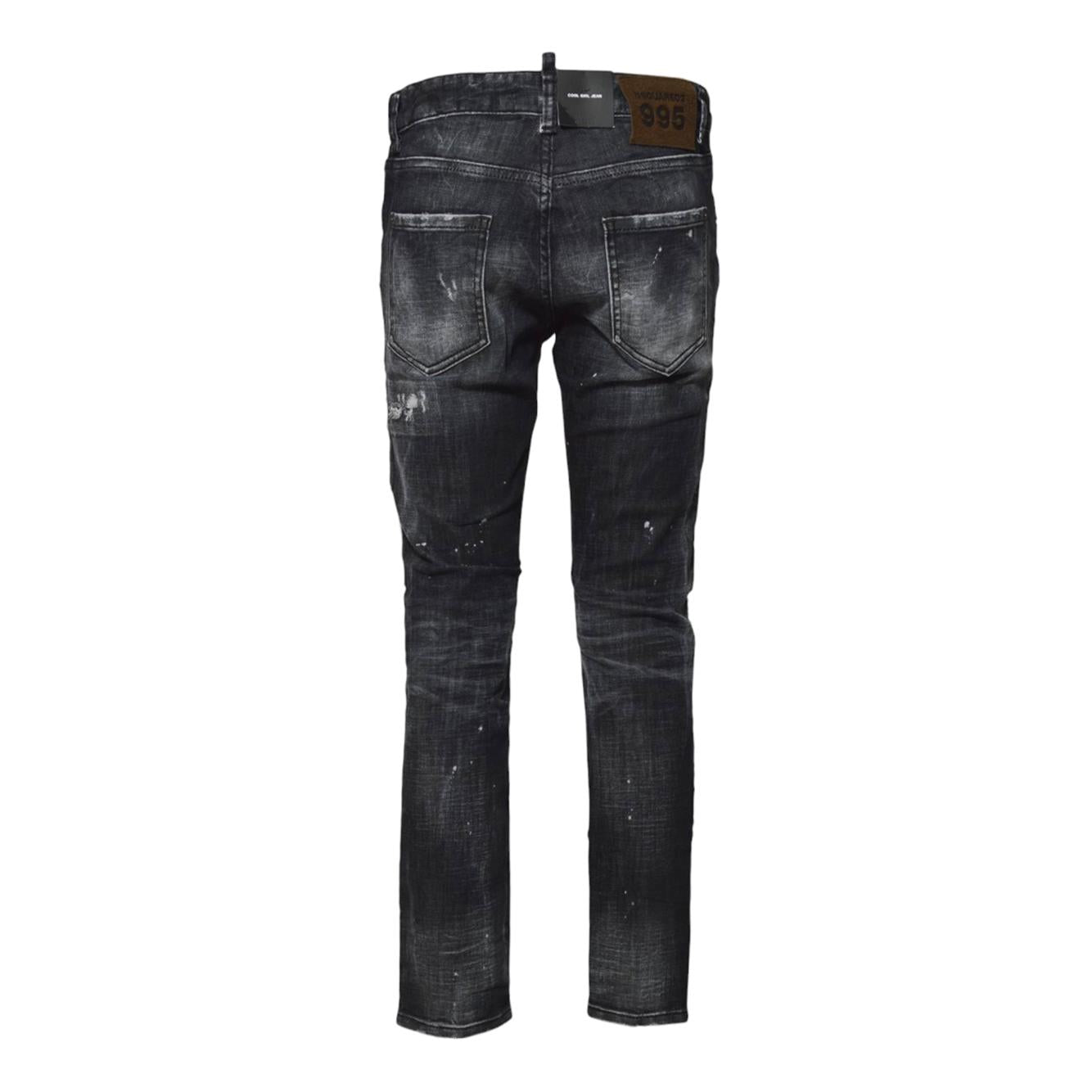Jeans Cool Girl in denim nero Dsquared2 