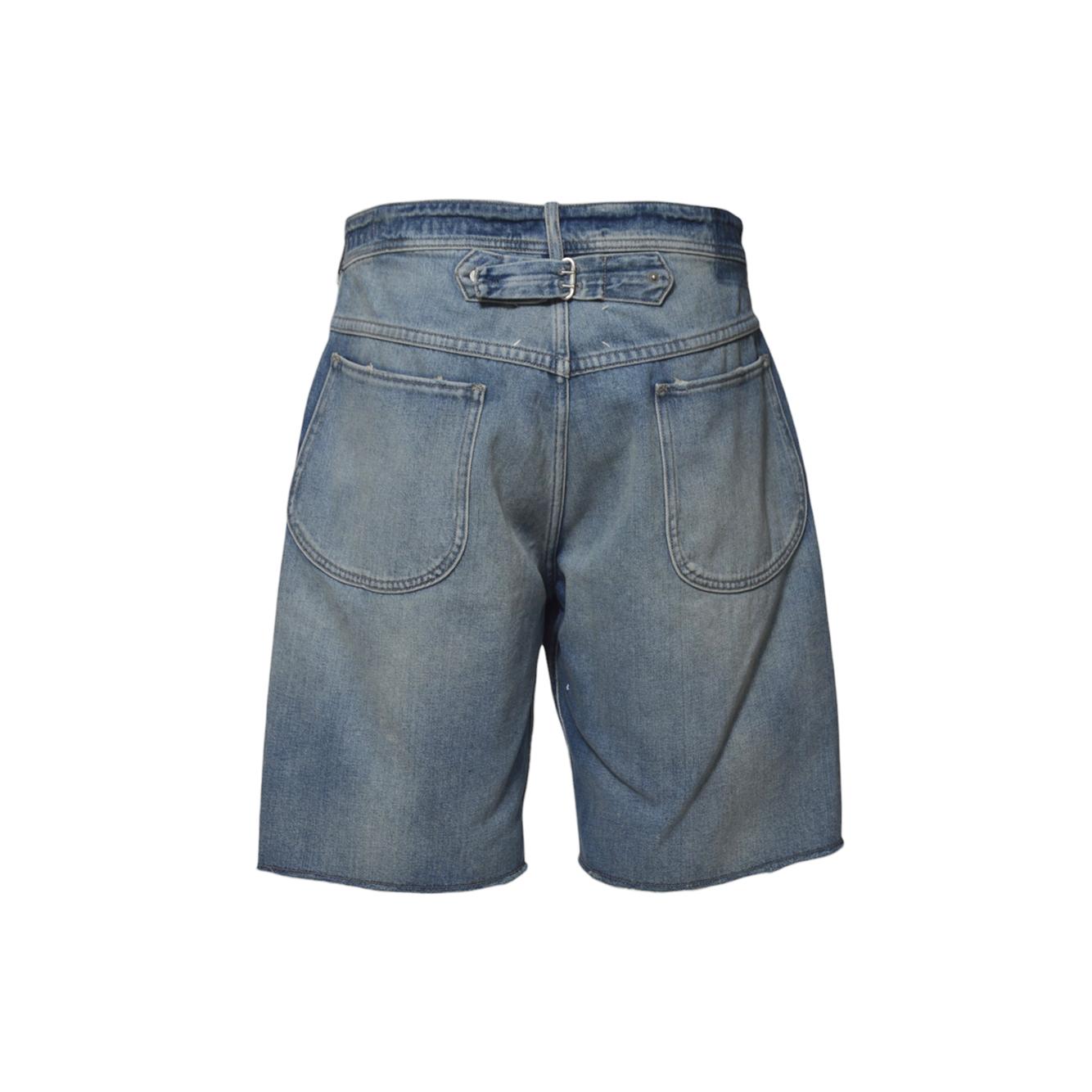 Bermuda Buckle in denim blu Maison Margiela 