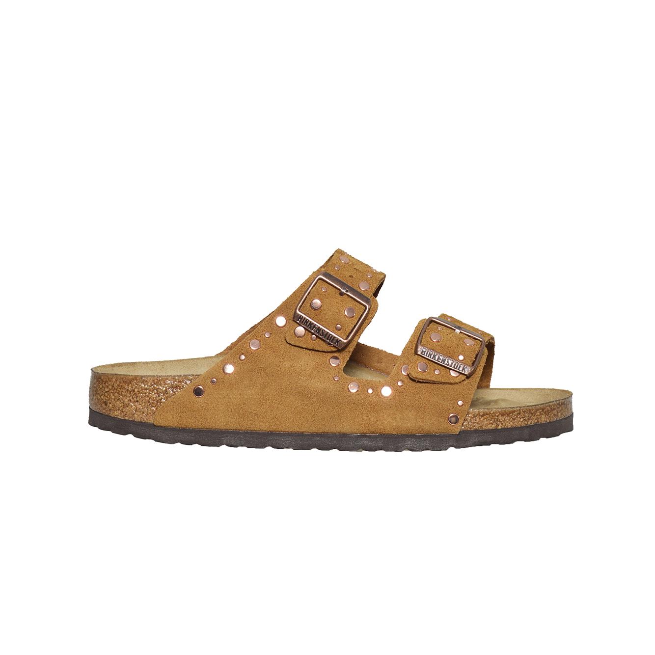 arizona rivet mink, suede leather calzata stretta 