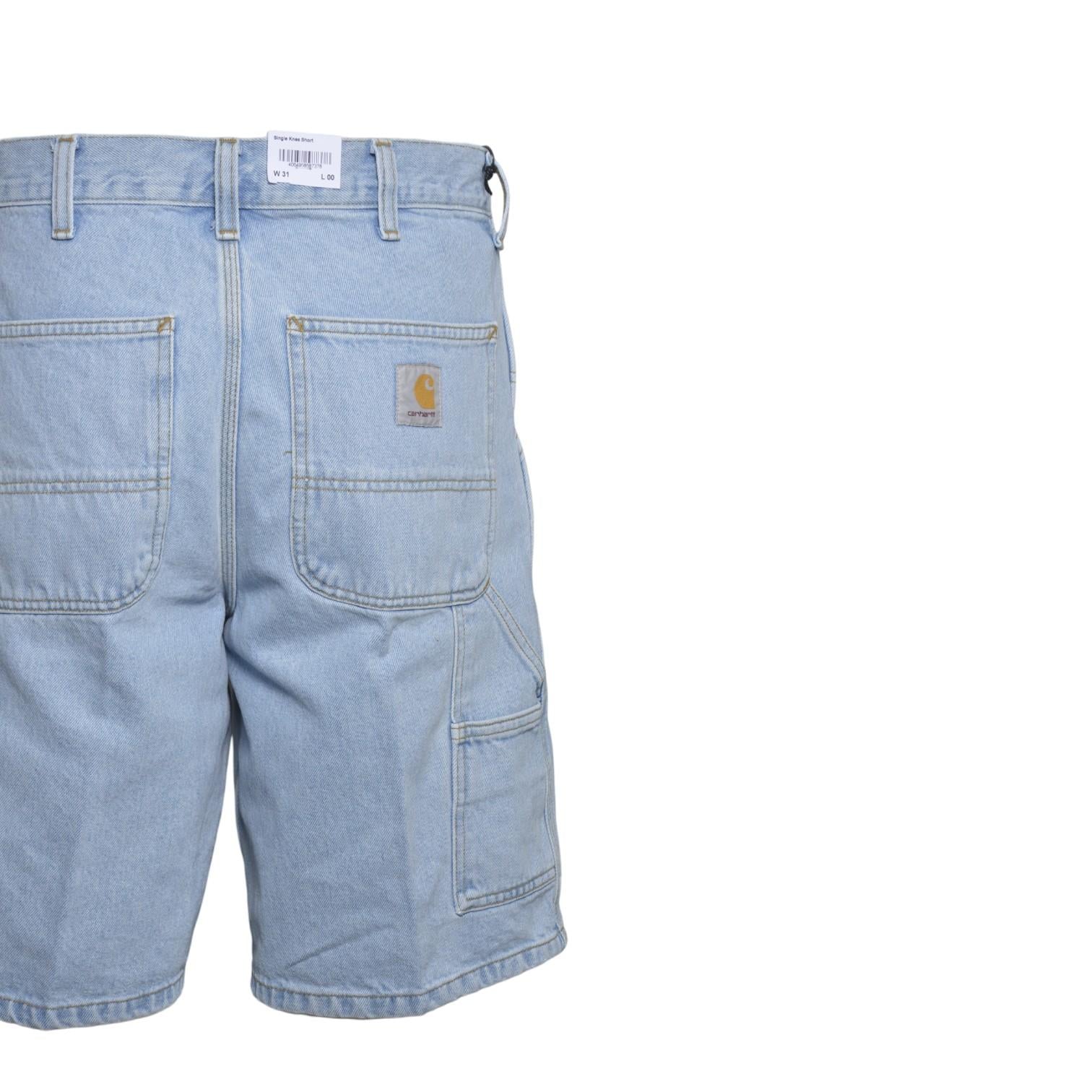 single knee short 100% cotton 'smith' denim 