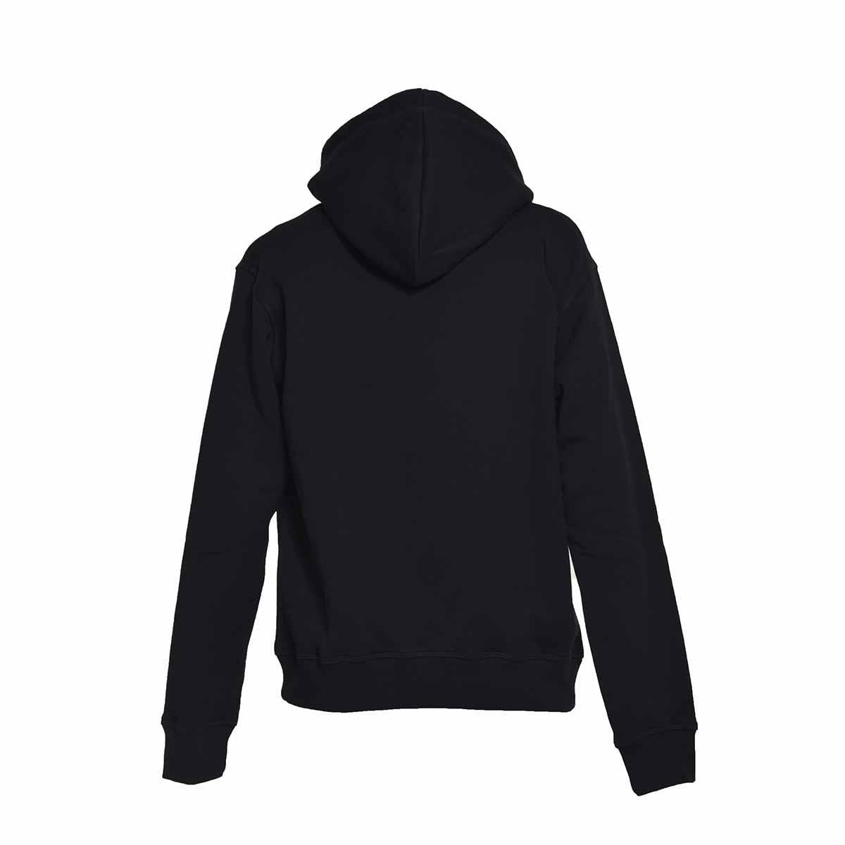 Felpa Cool Fit nero con cappuccio e stampa logo Dsquared2 