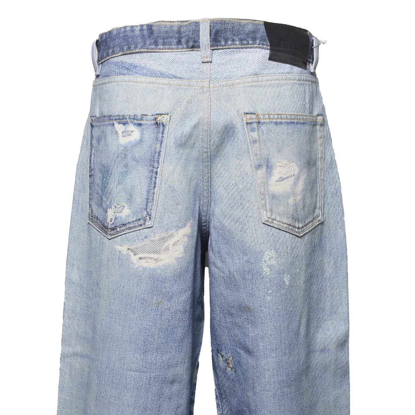 full cut digital denim print 