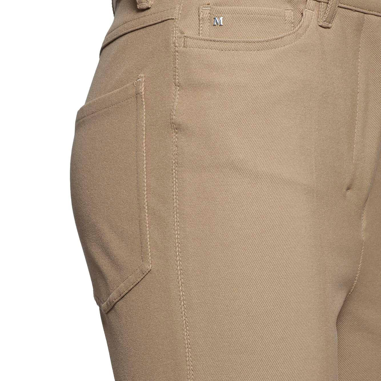 Pantalone Tabarin in twill di cotone cammello S Max Mara 