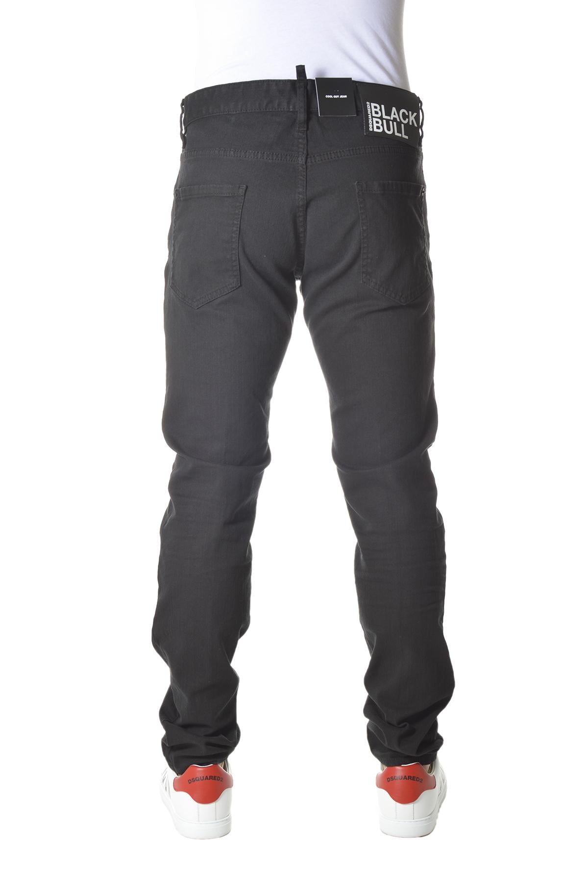 Jeans Cool Guy Black Bull in denim nero Dsquared2 