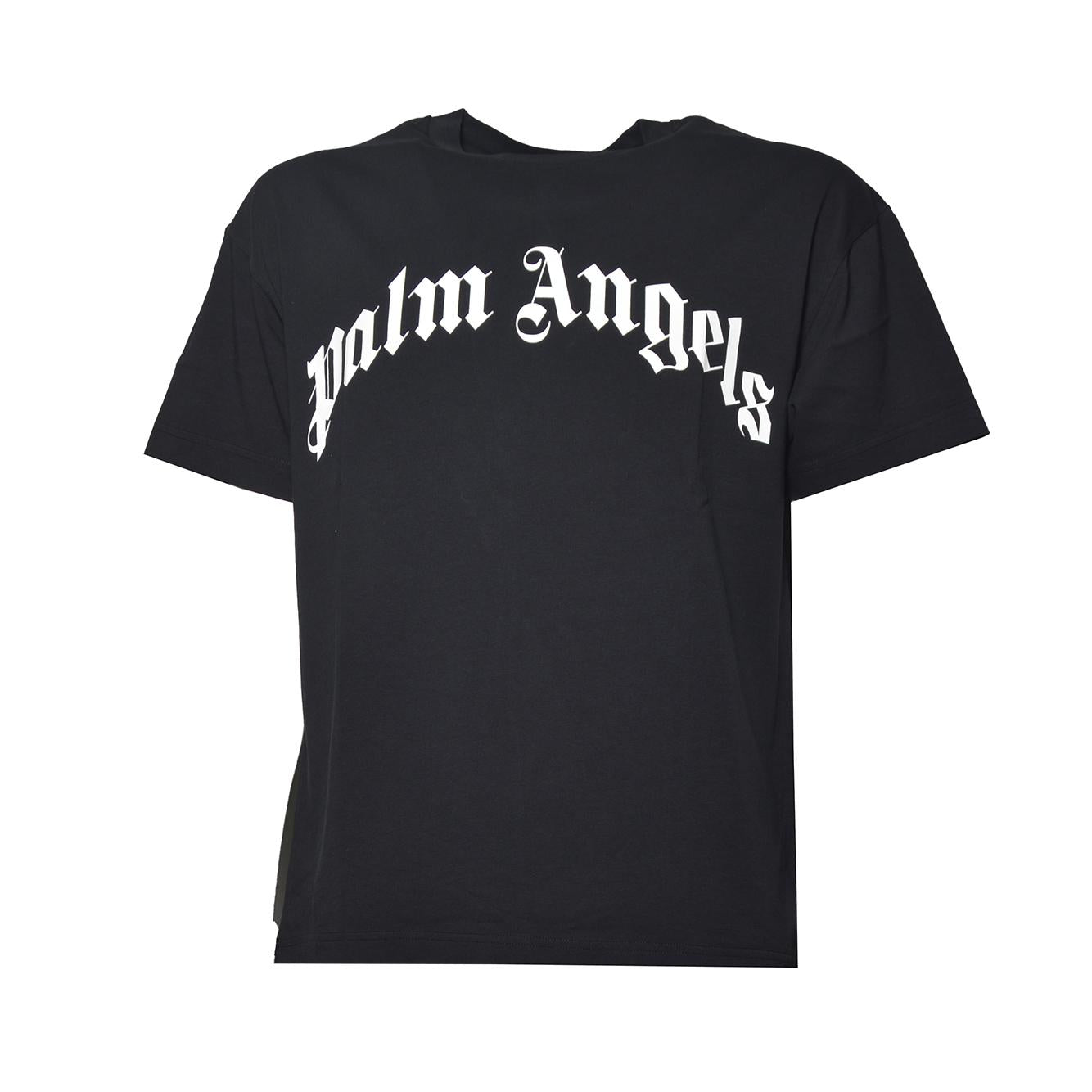 curved logo regular tee 