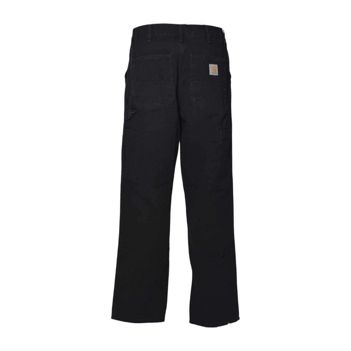 Pantalone Single Knee in denim nero Carhartt Wip 