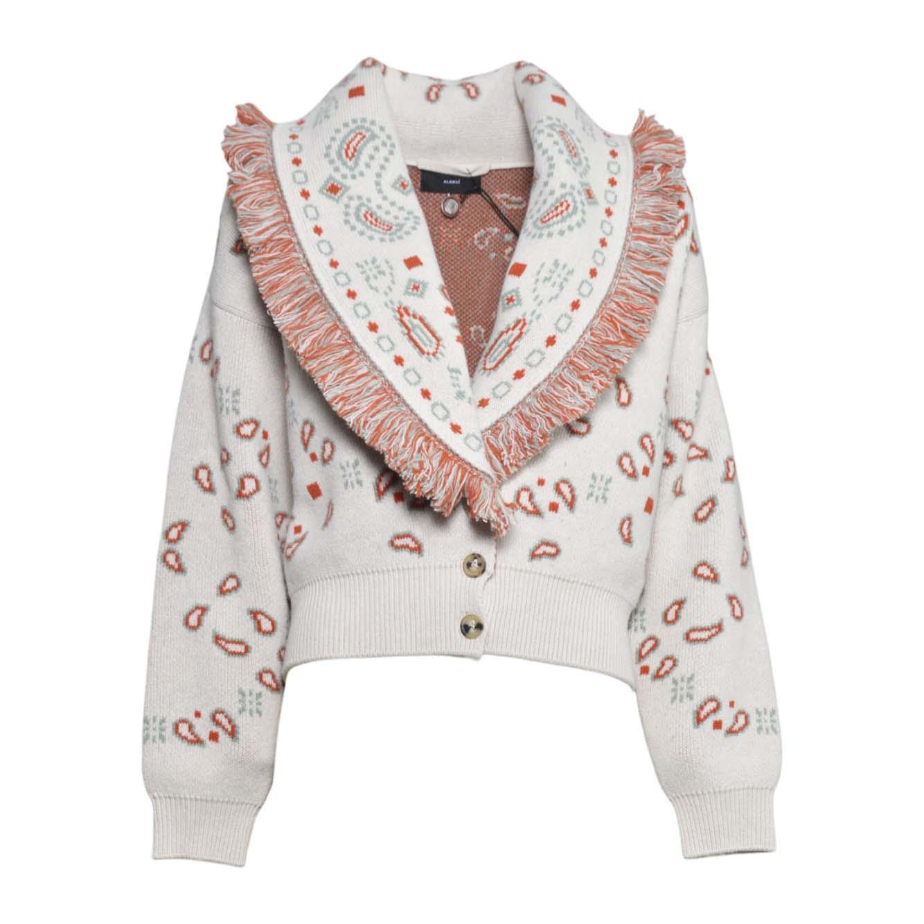 bandana jacquard cardi-bomber 