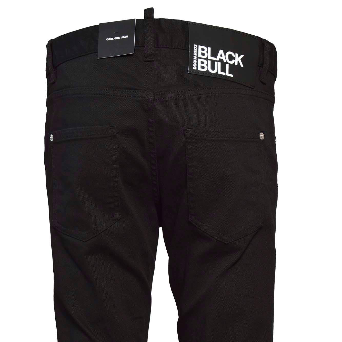 Jeans Jennifer Dyed in cotone nero Dsquared2 