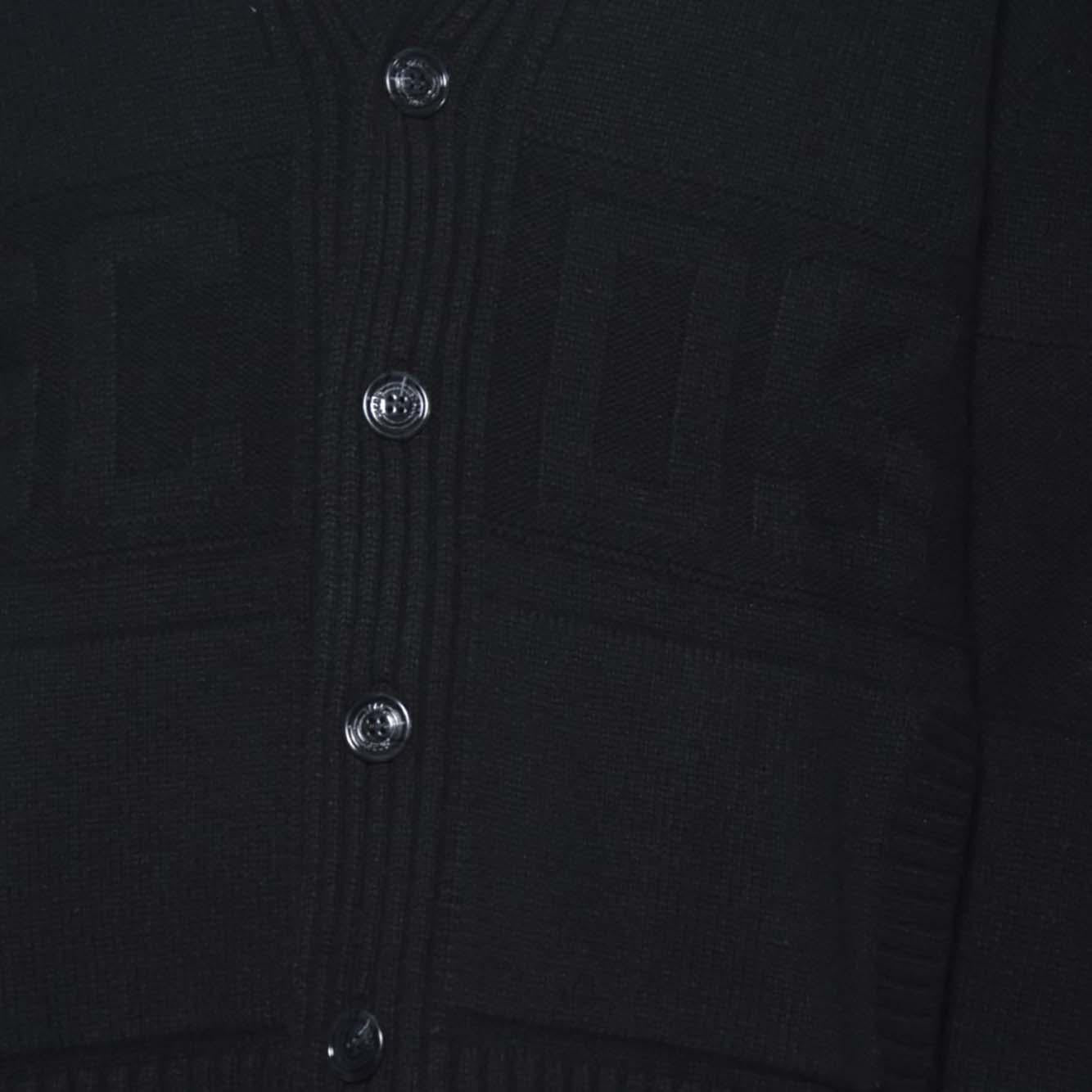 logo buttoned cardigan 