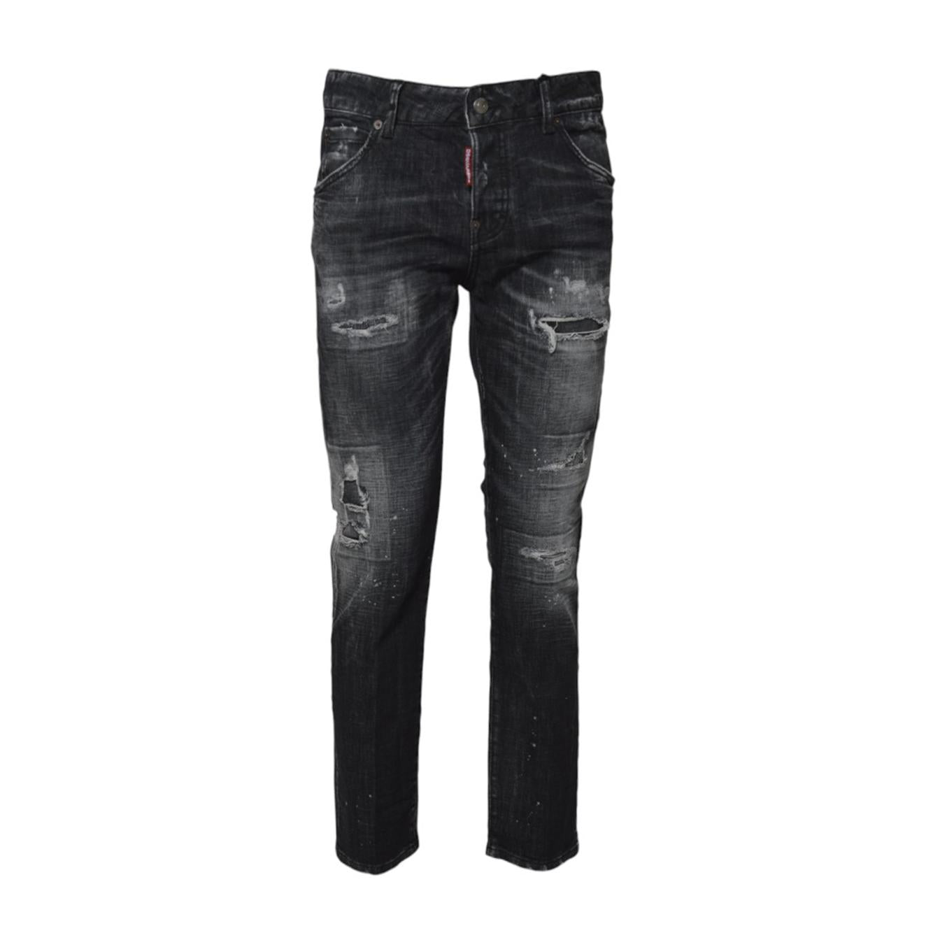 Jeans Cool Girl in denim nero Dsquared2 