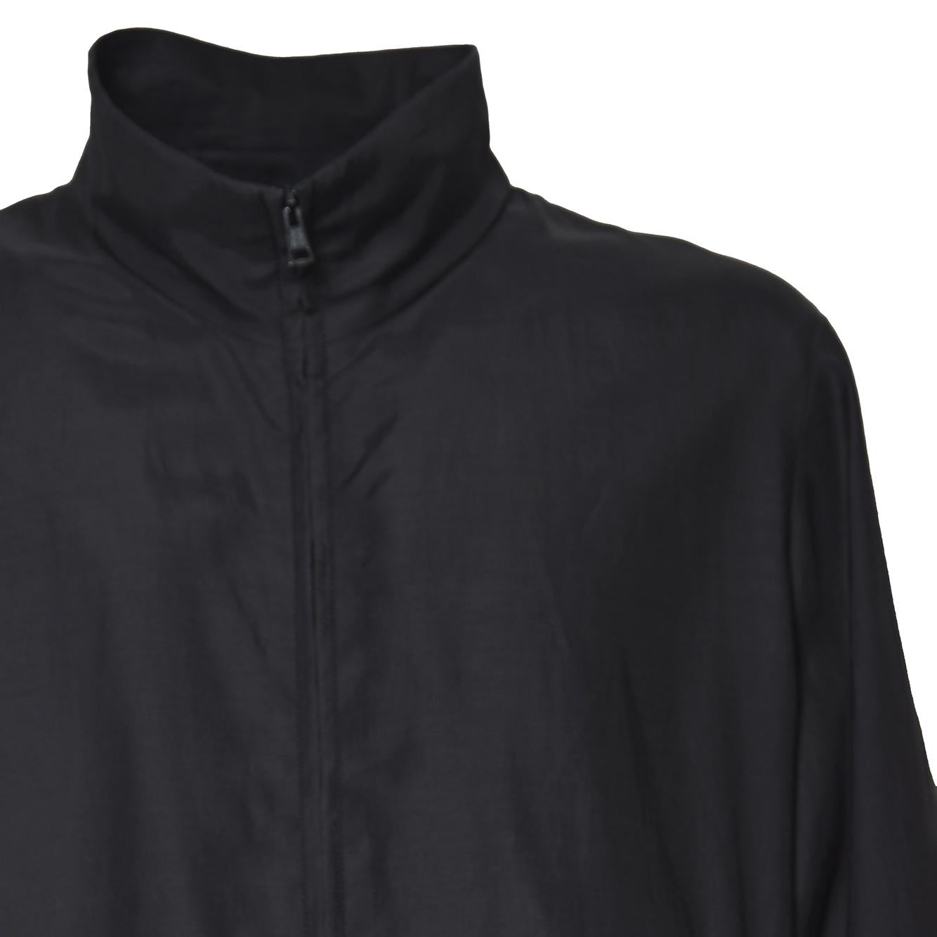 casino jacket still black calm cupro cotton 