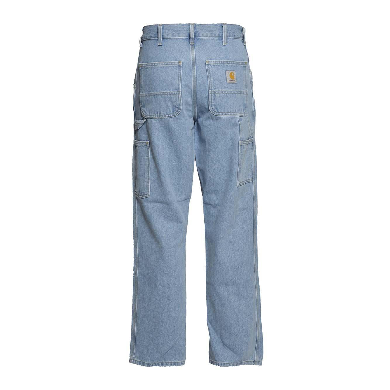 Pantalone Single Knee in denim blu chiaro Carhartt Wip 
