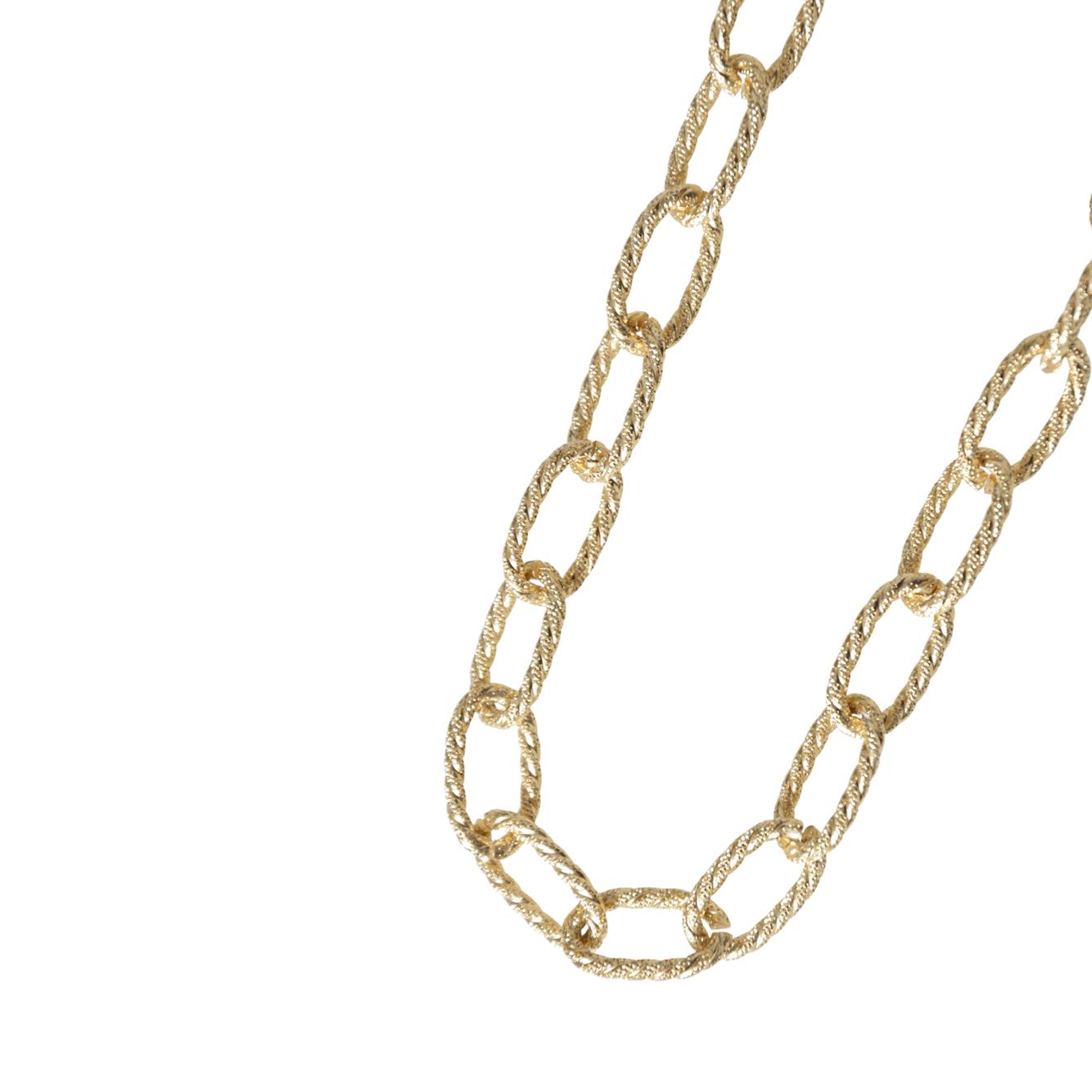 collana Vietri con maglia lavorata effetto corda 