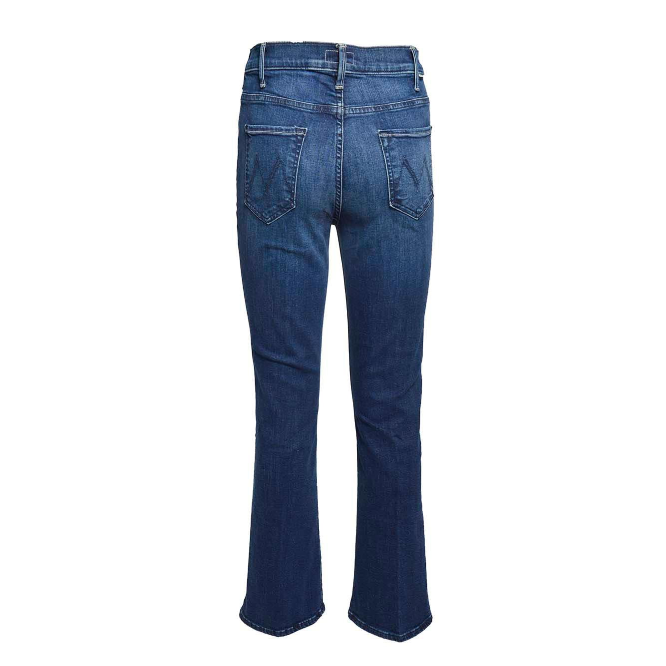 Jeans The Hustler Ankle in cotone blu Mother Women 