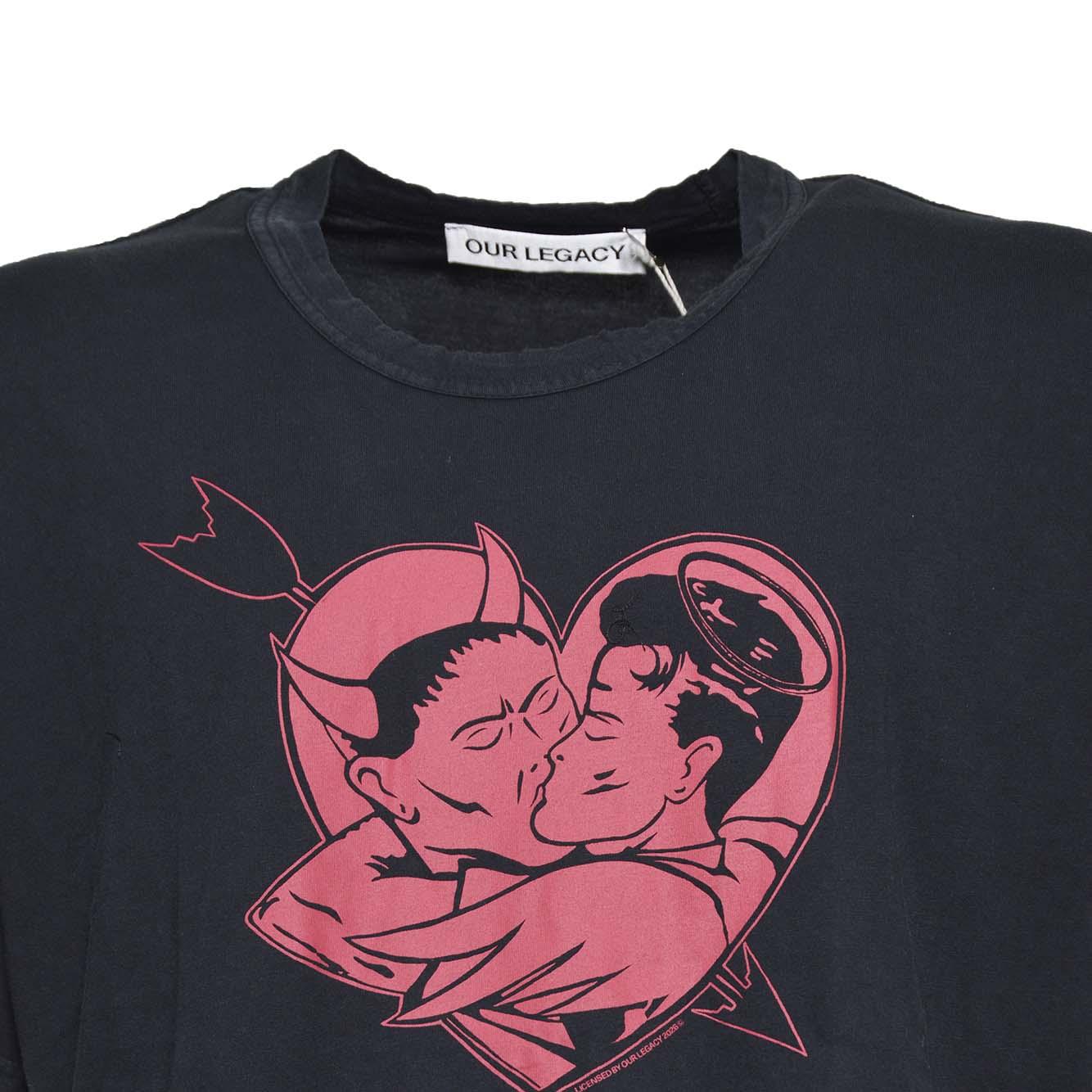loose t-shirt love stori print 