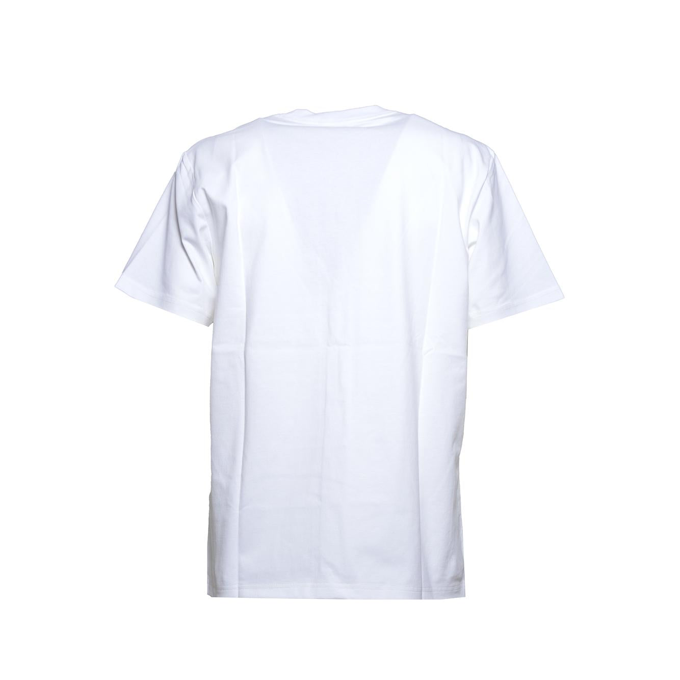 T-shirt University in cotone bianco con stampa logo Carhartt Wip 
