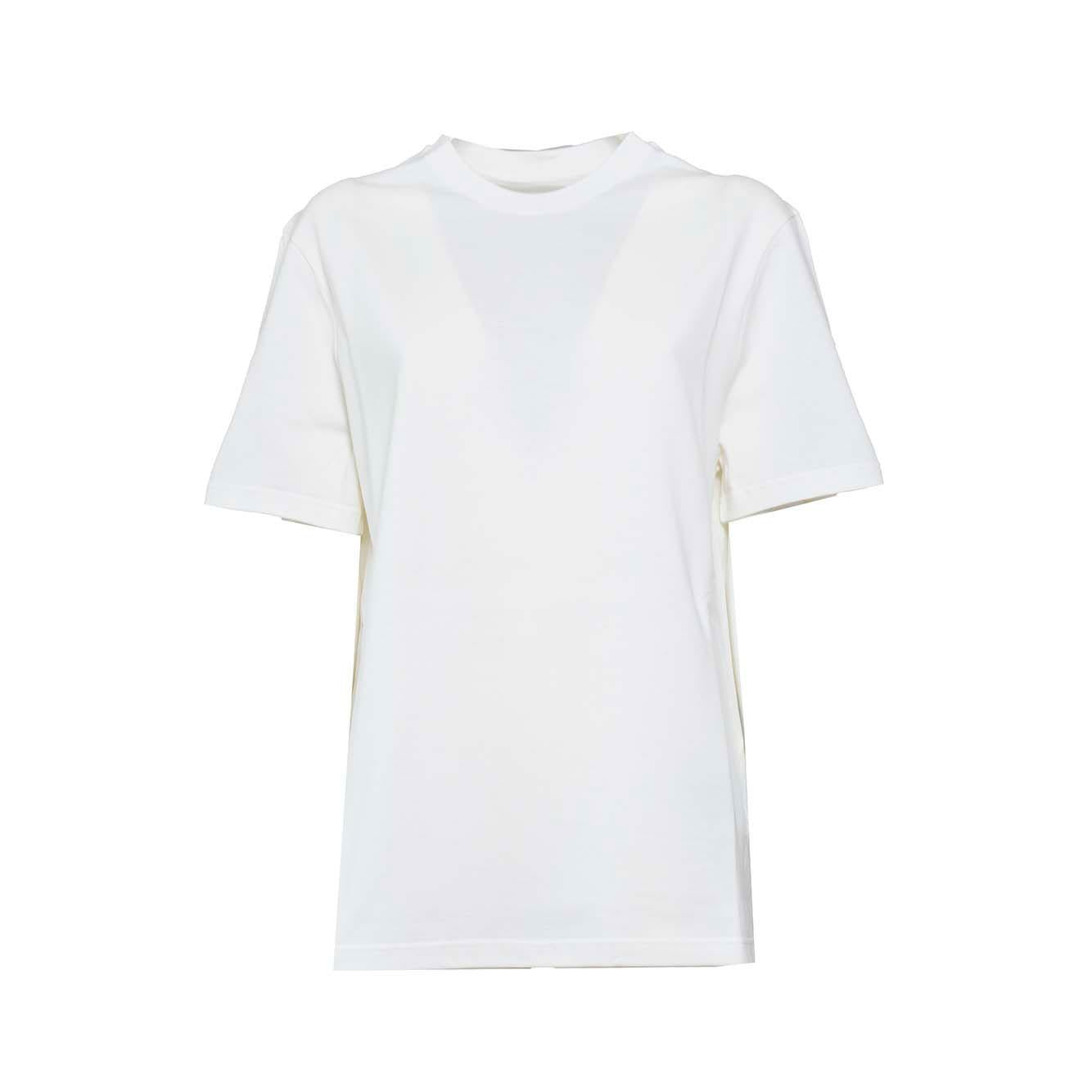 T-shirt Universal in cotone bianco Jil Sander 