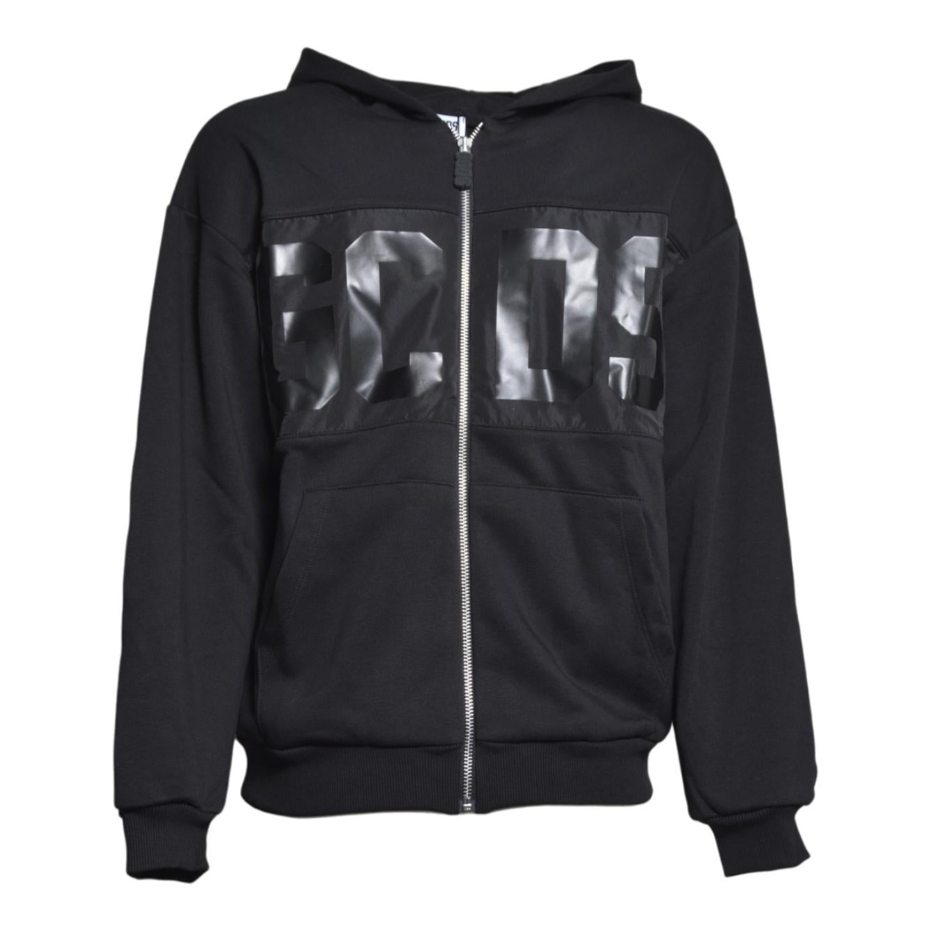 band logo tonal hoodie zip 
