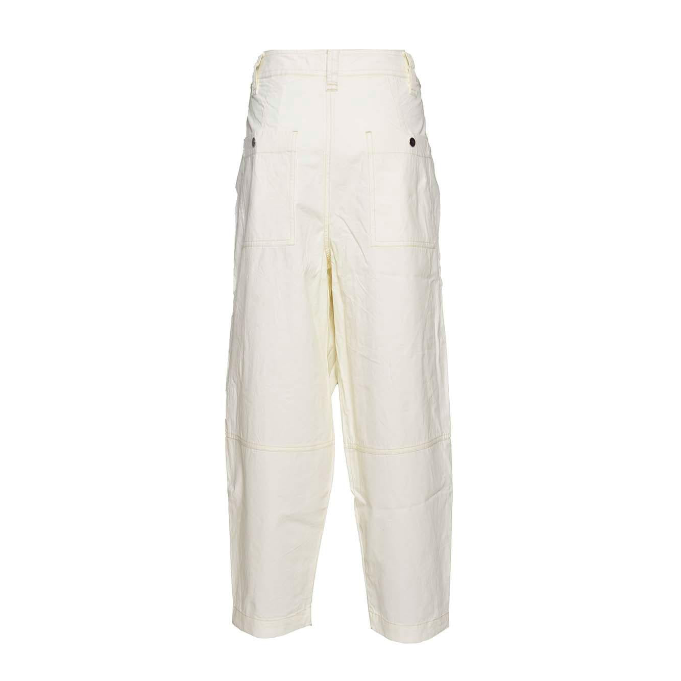 Pantalone Kelvin cargo in cotone bianco Marant Etòile 