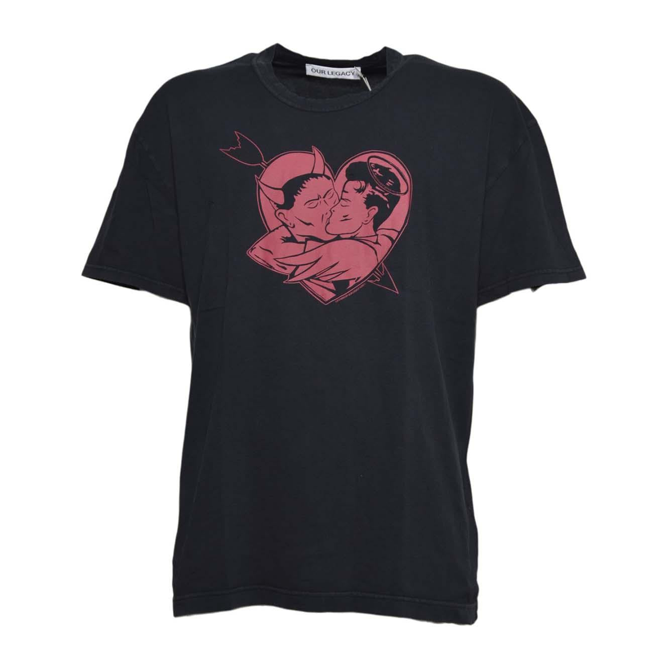 loose t-shirt love stori print 