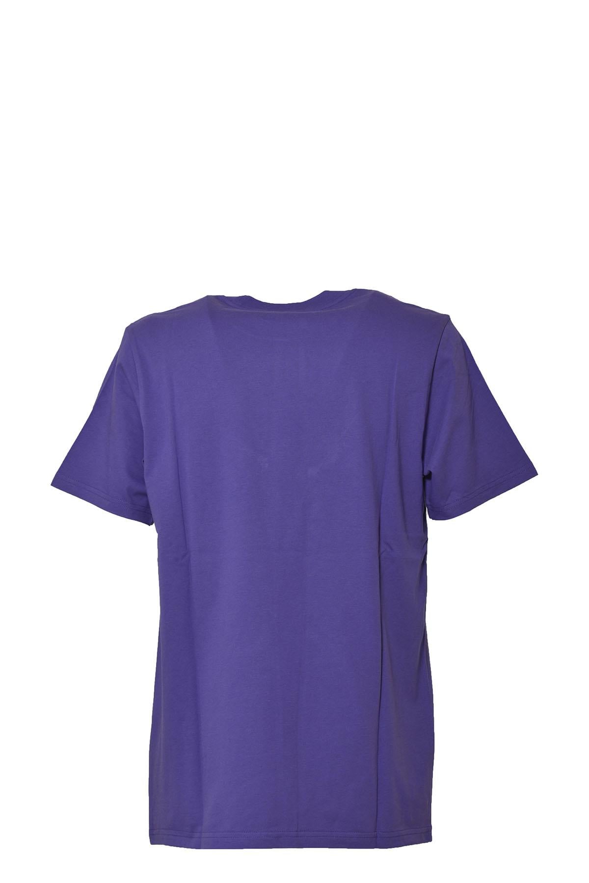 T-shirt Script in cotone viola e logo Carhartt Wip 