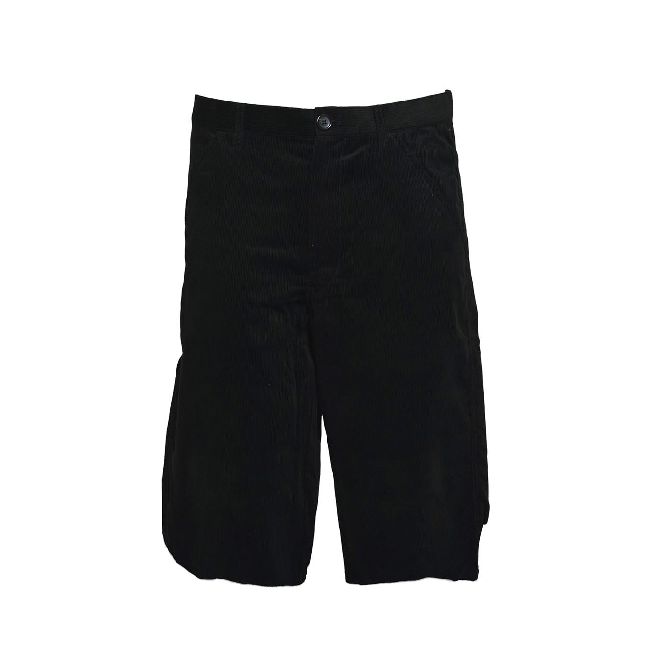 Pantalone in velluto nero Comme des Garçons Shirt 