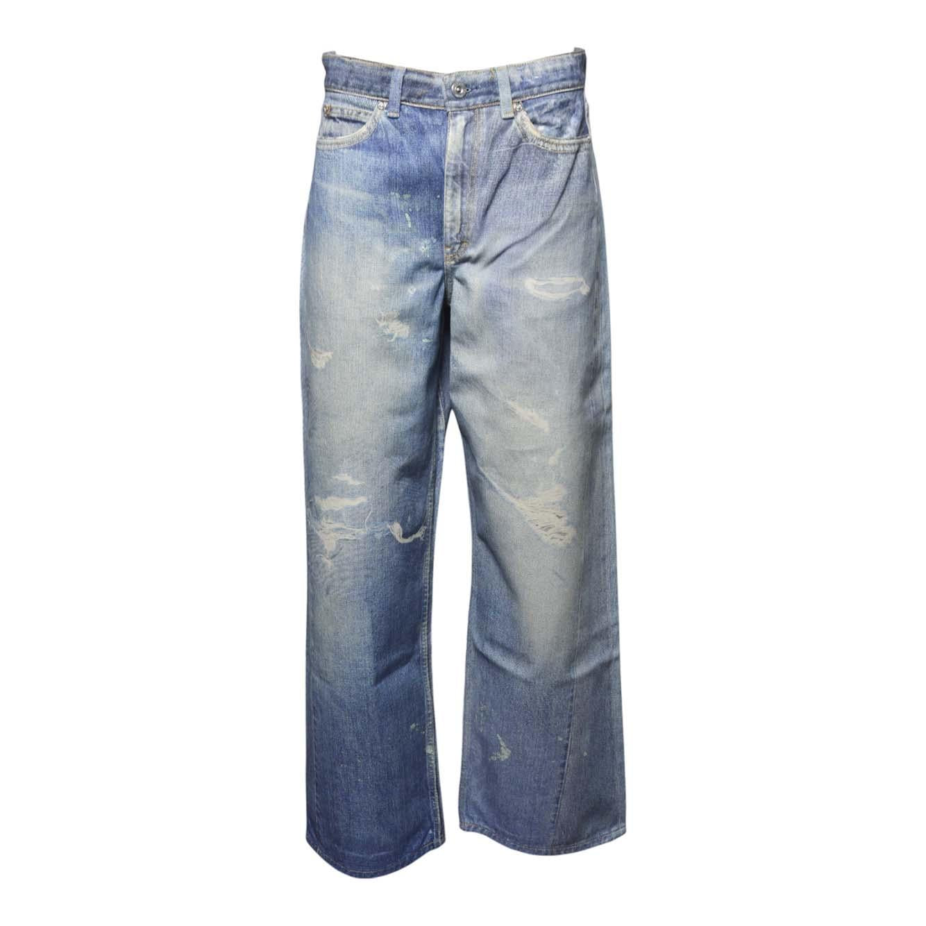 full cut digital denim print 