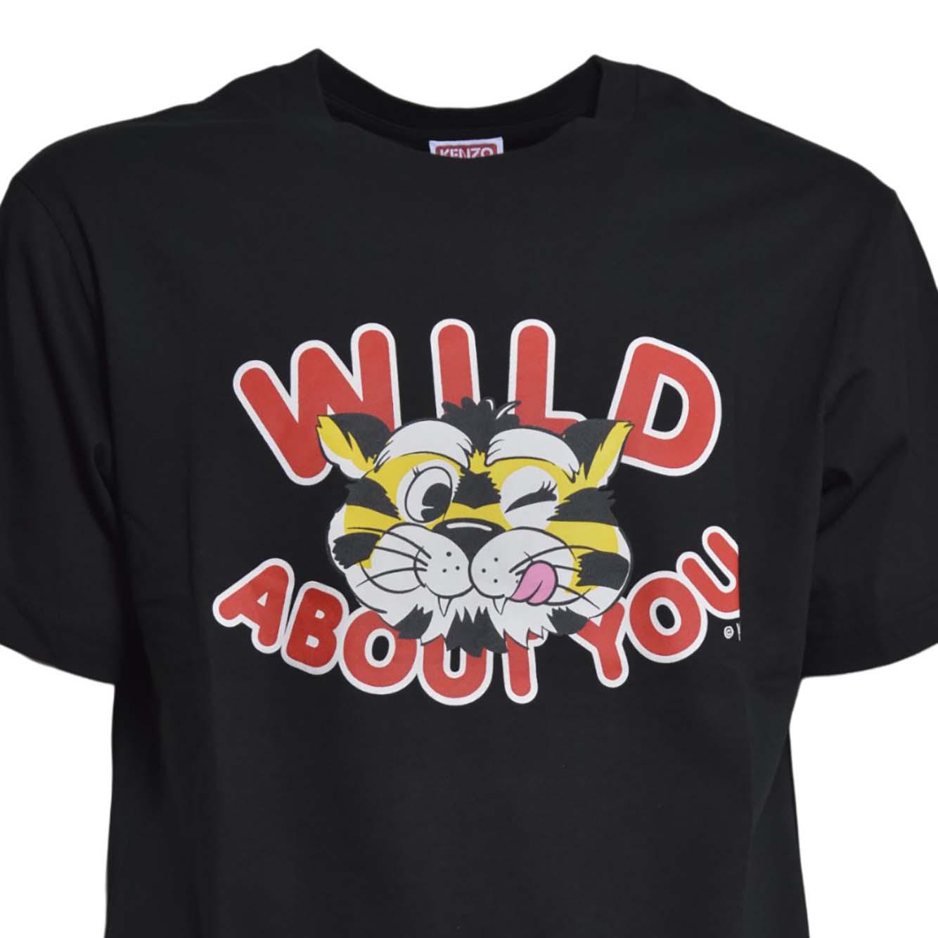 kenzo wild tiger classic t-shirt 