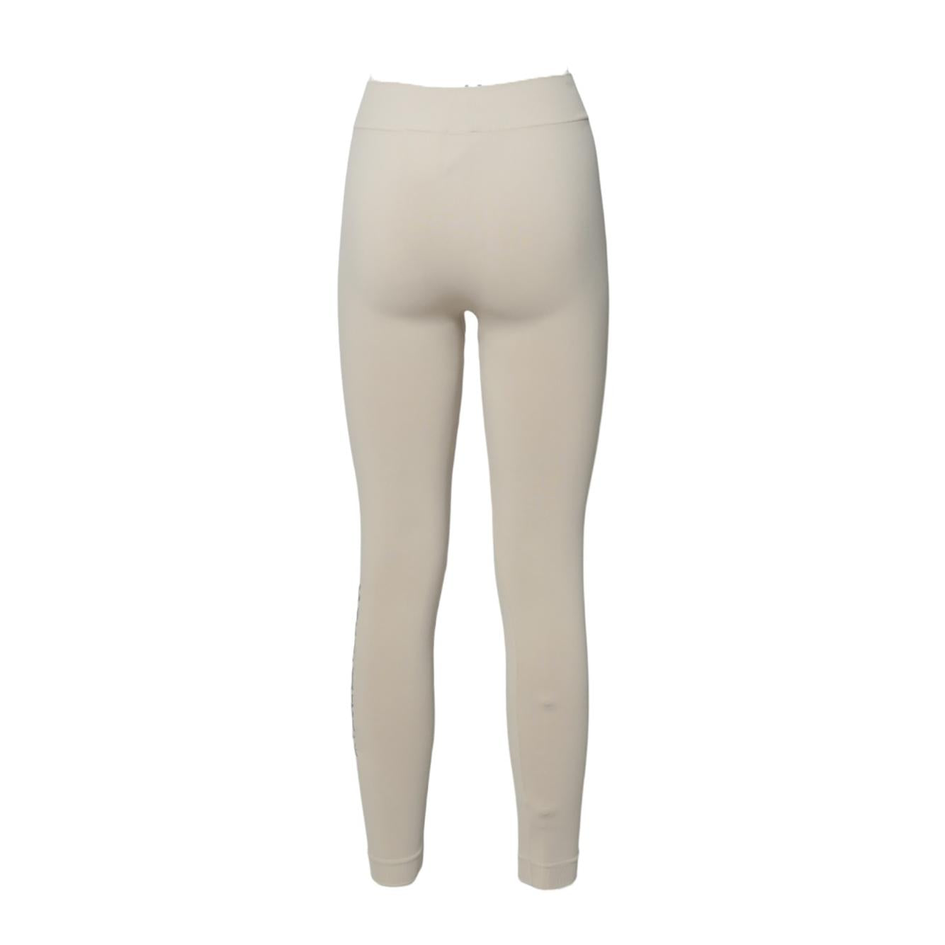 Leggings Basilea tecnici sabbia con logo 'S Max Mara 