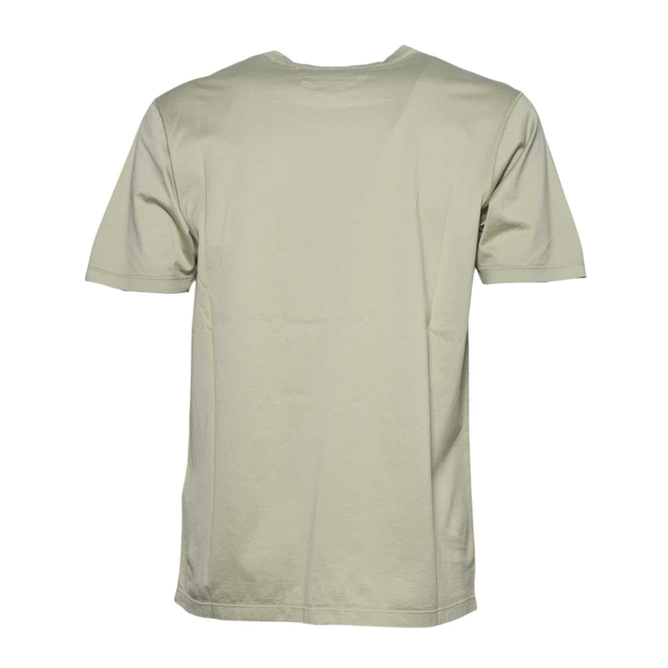 mercerized jersey 70/2 gasato short sleeve patch t-shirt 