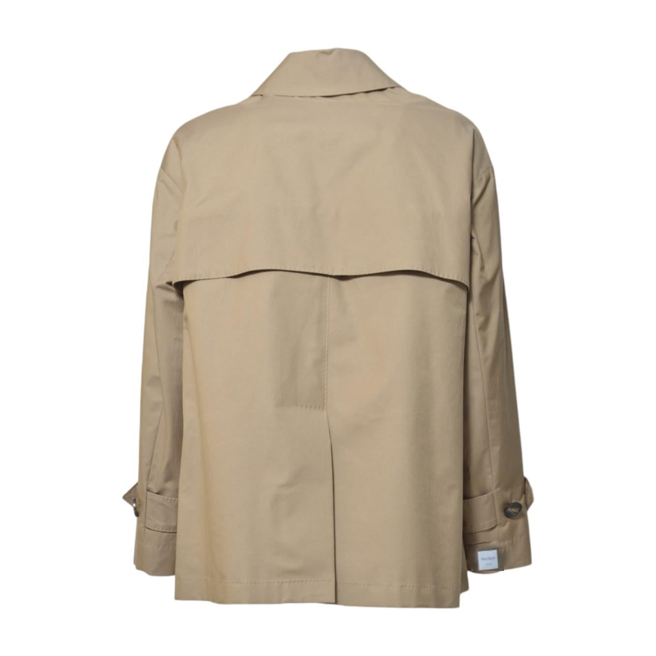 Trench Zeno in twill antigoccia beige scuro Max Mara The Cube 