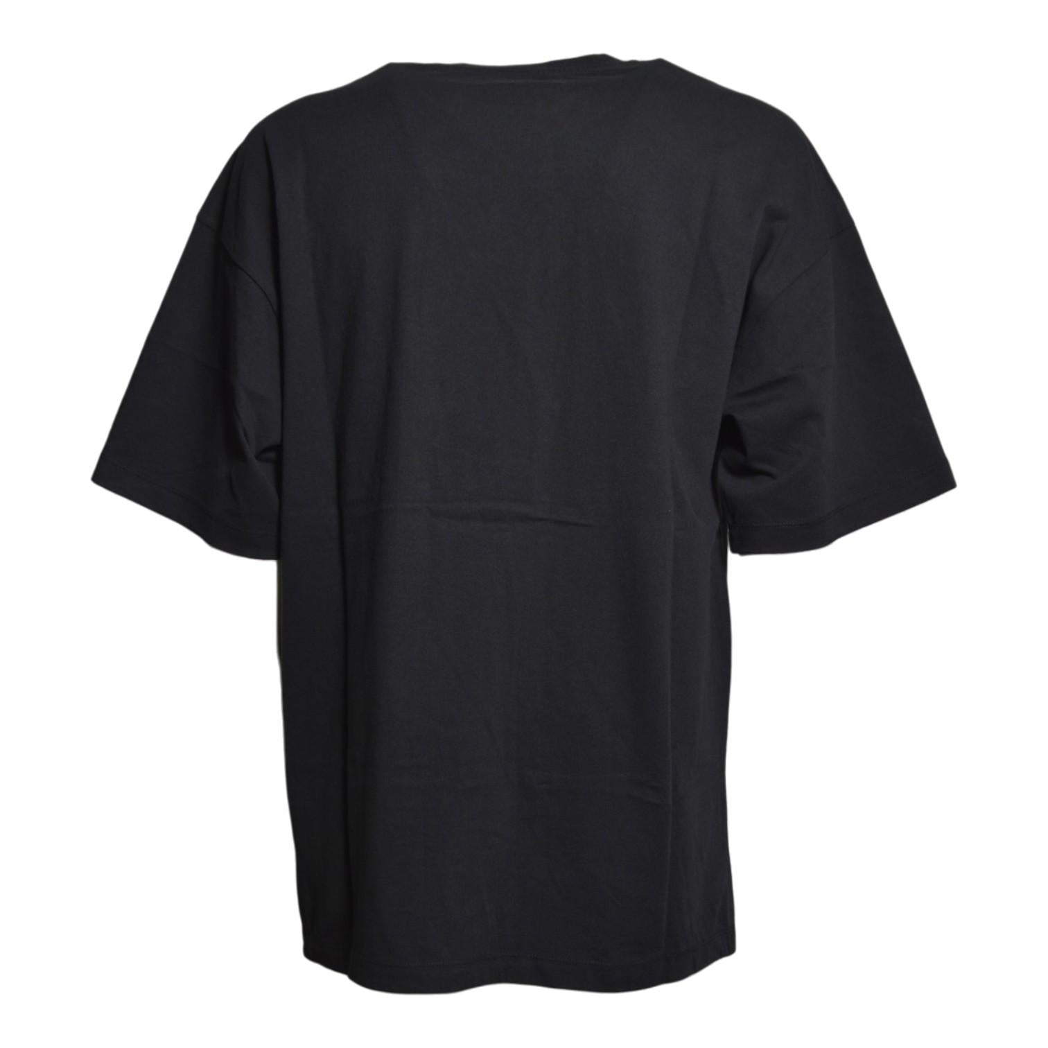 oversize tee apple print 