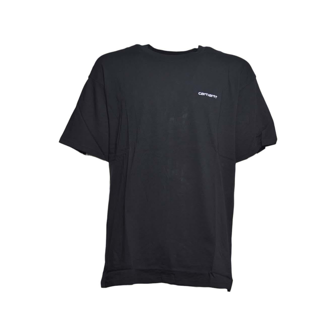 s/s script embroidery t-shirt 