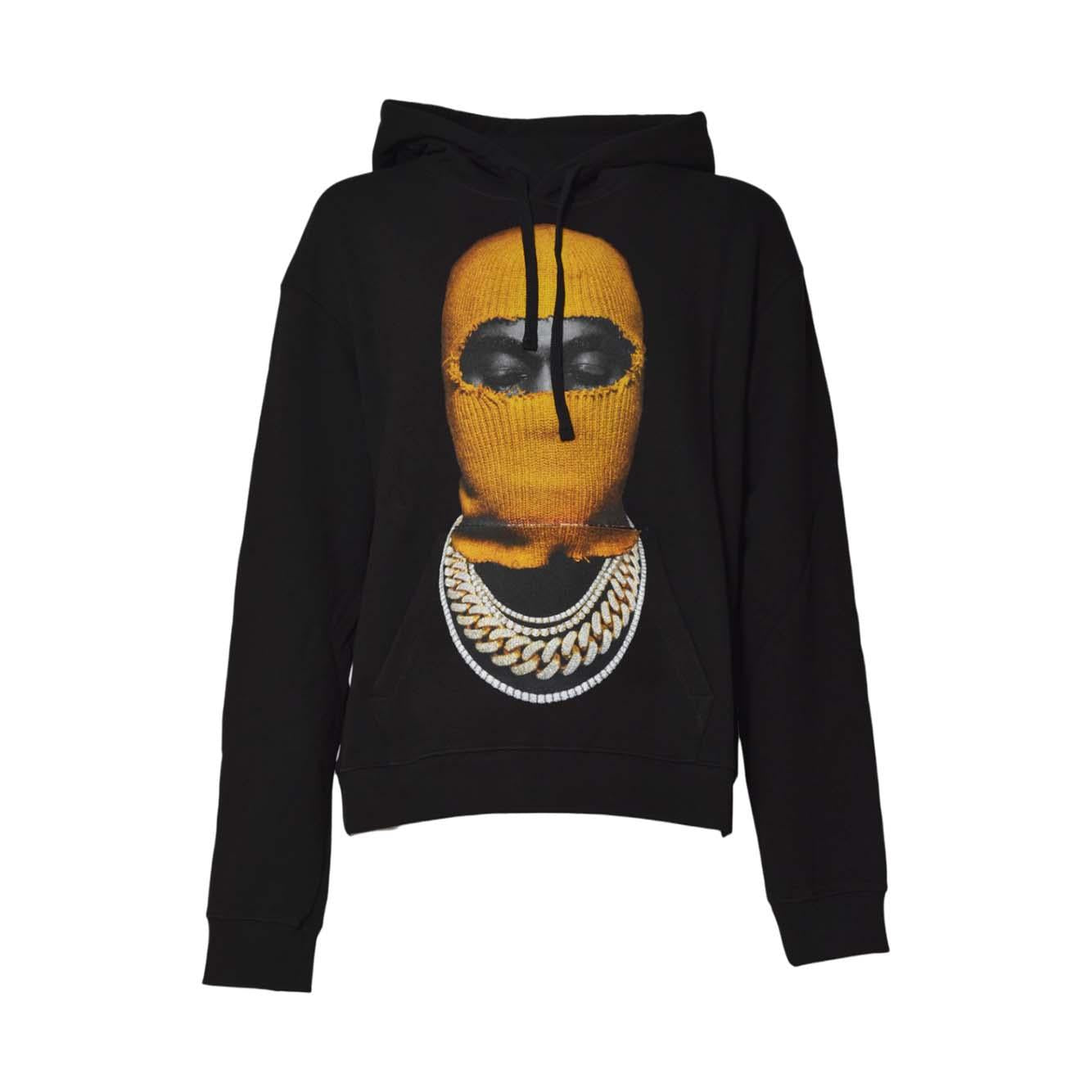 hoodie mask20 yellow + logo 