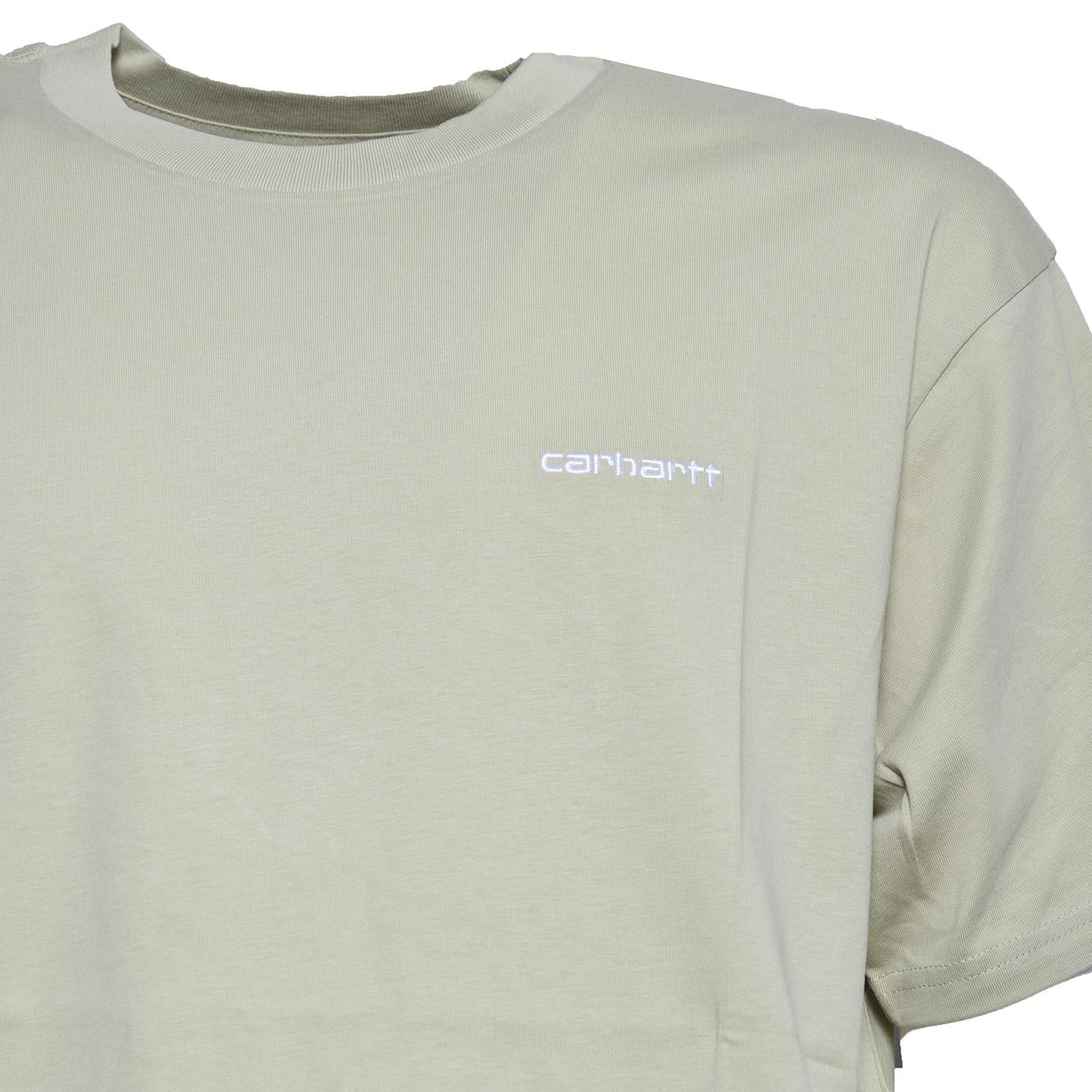 s/s script embroidery t-shirt 