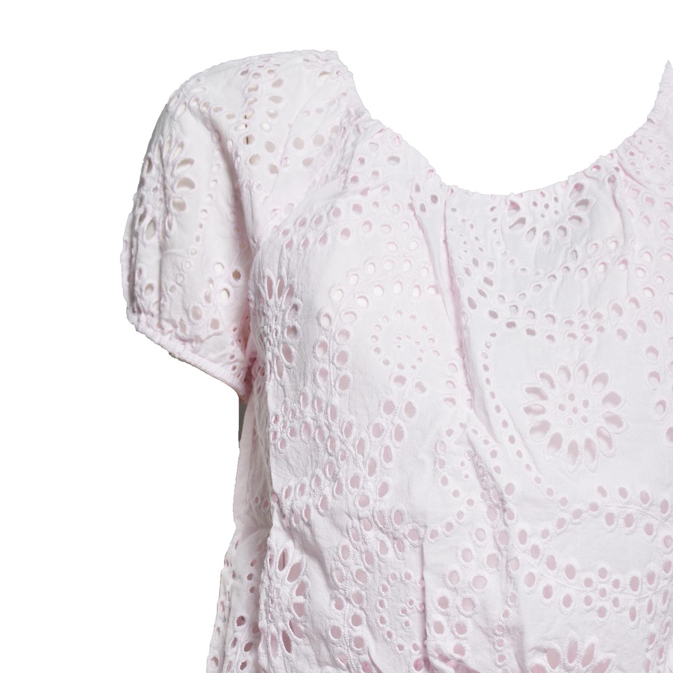 giada jr girl top with short sleeves sangallo 