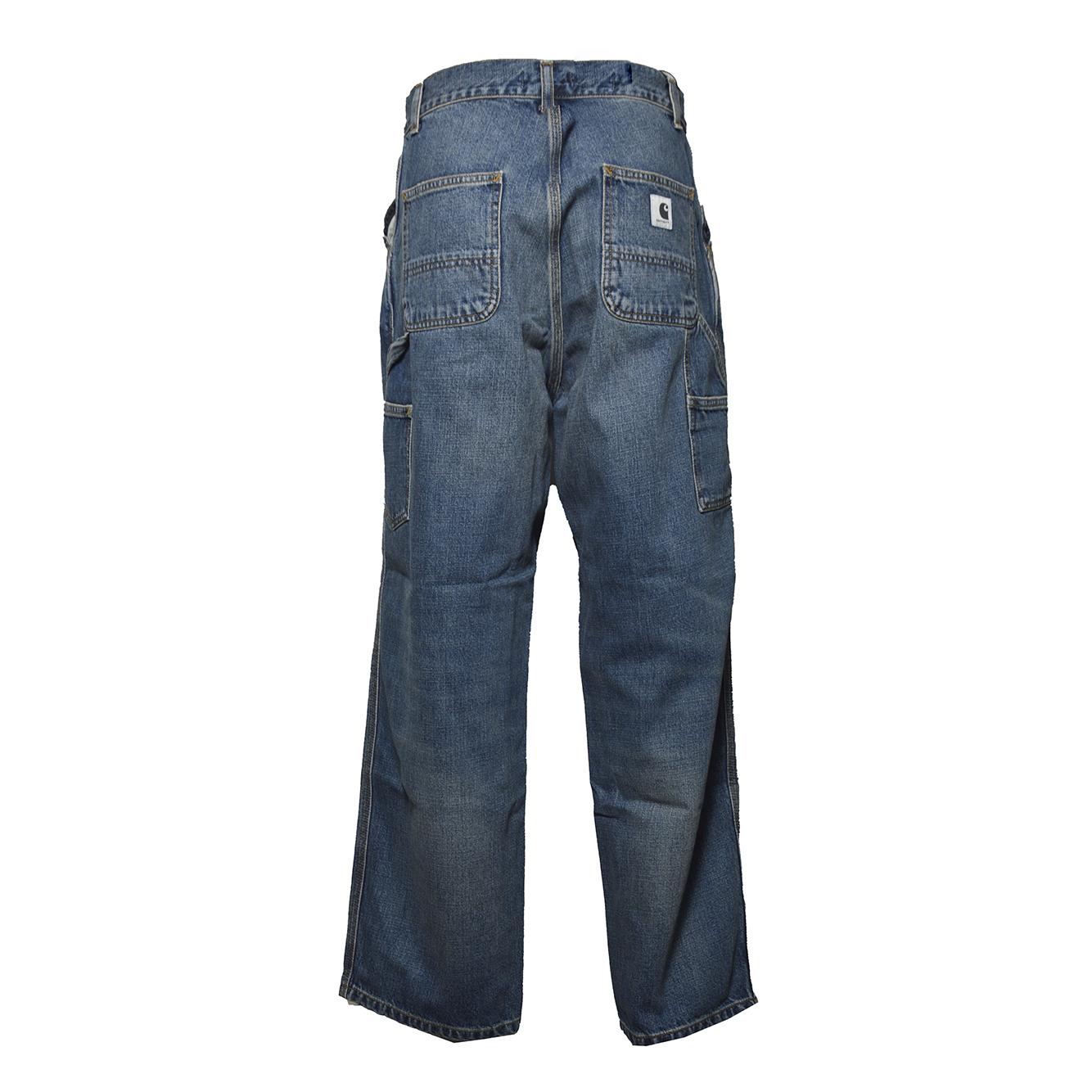 w' brandon single knee pant 100% cotton 'camano' denim 