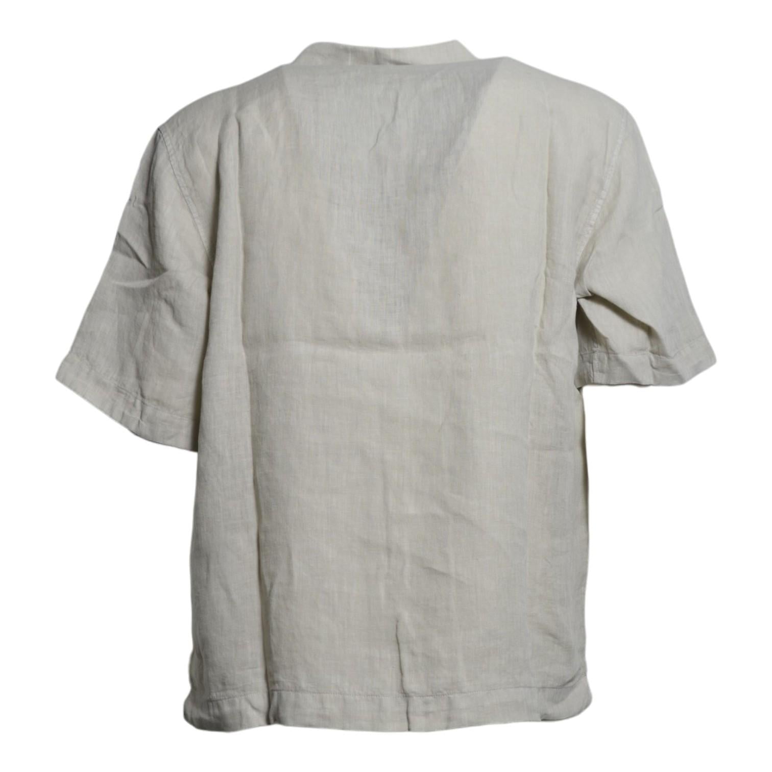 shirts short sleeve in linen 